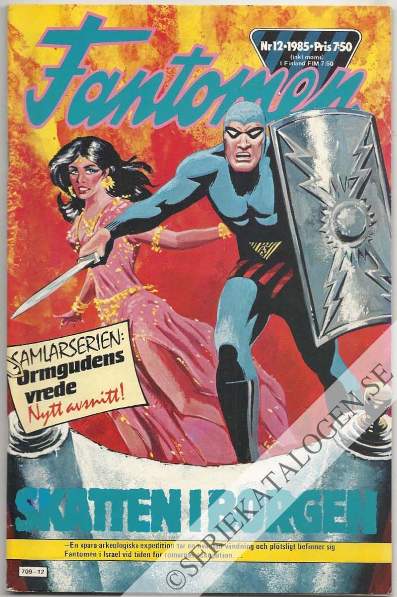 Framsida på Fantomen #12 (1985)