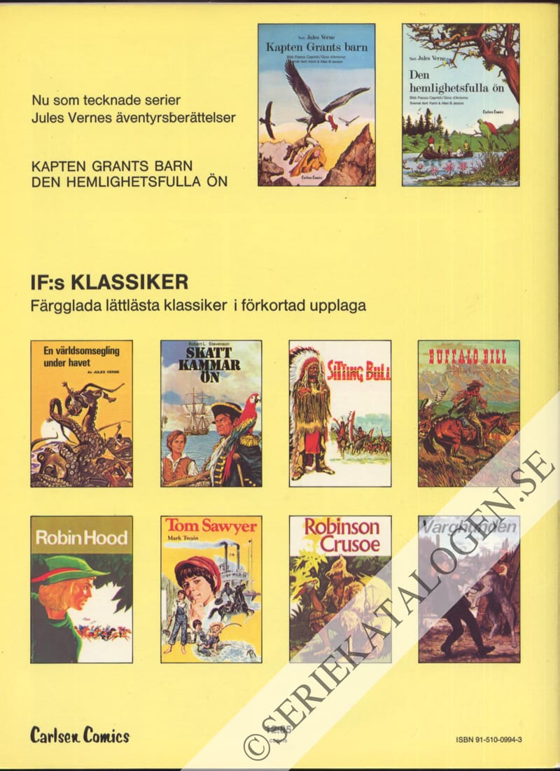Baksida på Kapten Grants barn (1977)