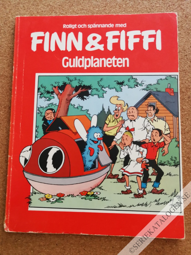 Framsida på Finn & Fiffi Guldplaneten (1979)
