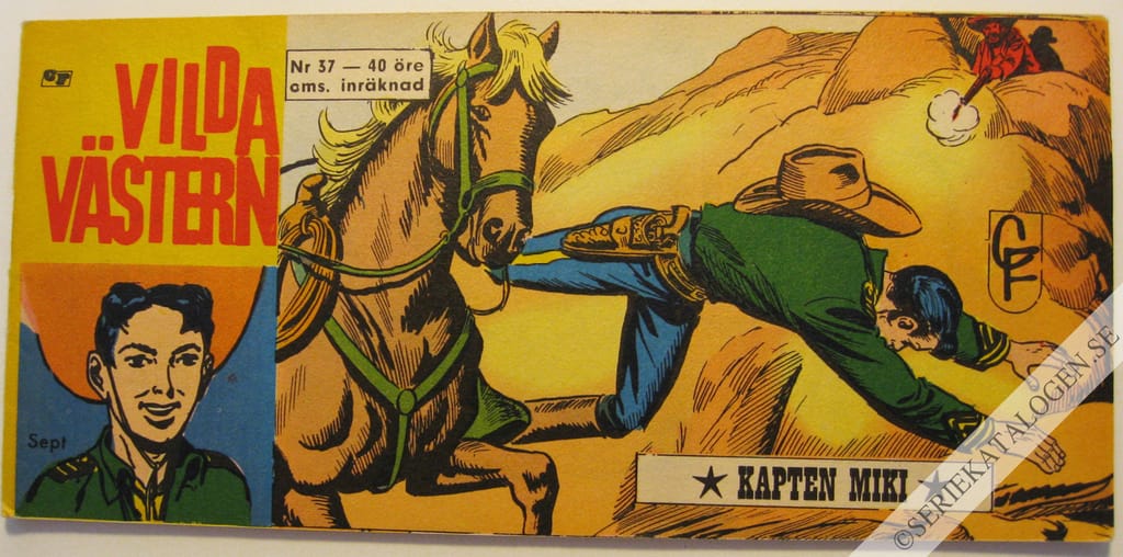Framsida på Vilda Västern #37 (1964)