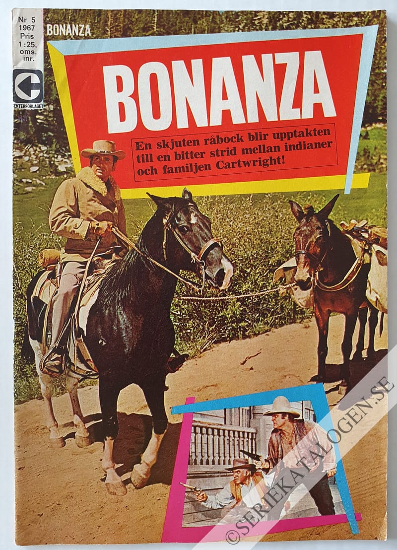Framsida på Bonanza #5 (1967)