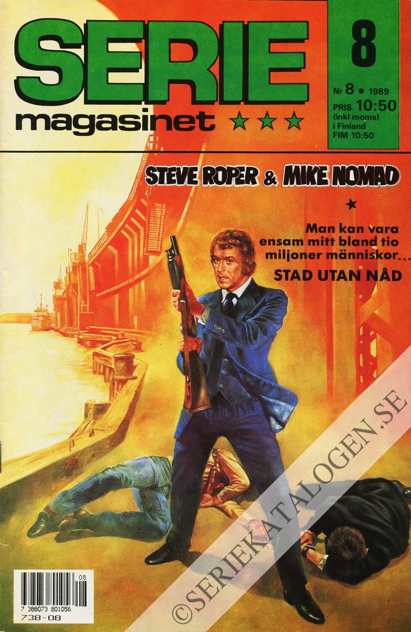 Framsida på Seriemagasinet #8 (1989)