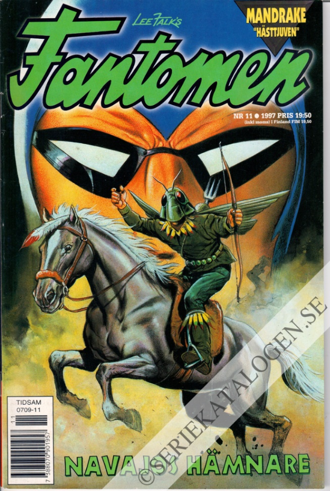 Framsida på Fantomen #11 (1997)