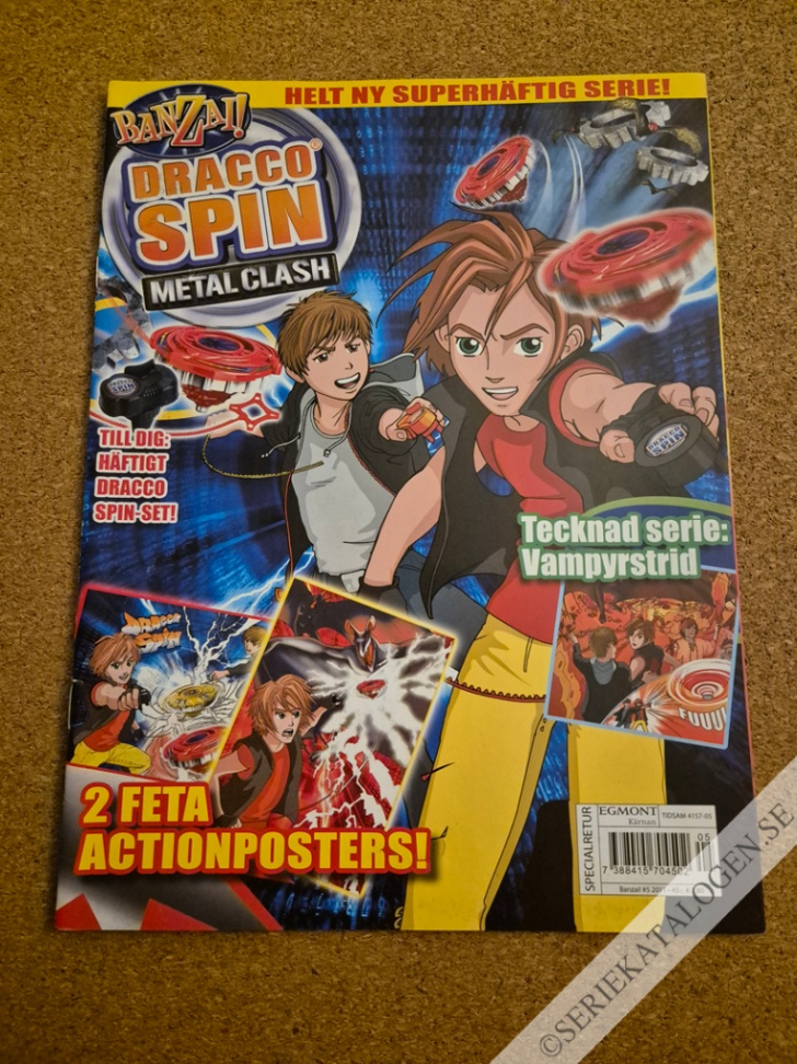 Framsida på Banzai! Dracco Spin (2011)
