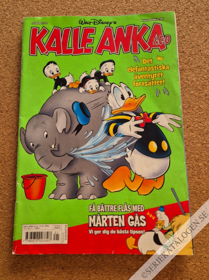 Framsida på Kalle Anka & C:o #21 (2014)