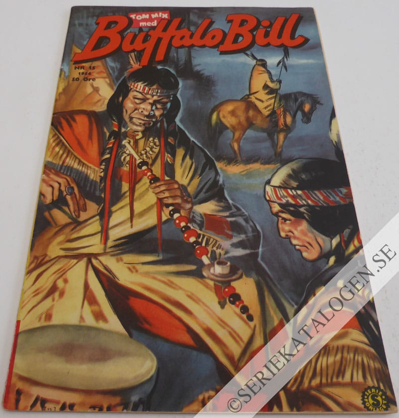 Framsida på Tom Mix #15 (1954)