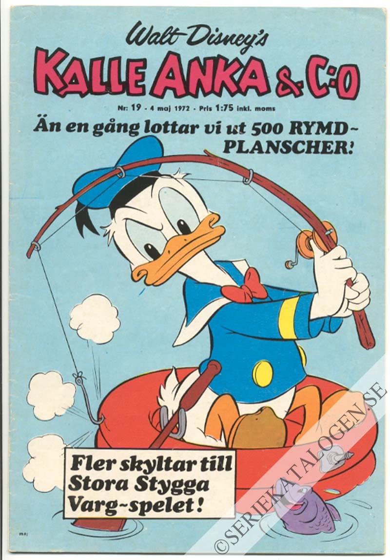 Framsida på Kalle Anka & C:o #19 (1972)