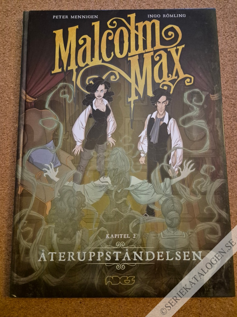 Framsida på Malcolm Max Återuppståndelsen (2018)