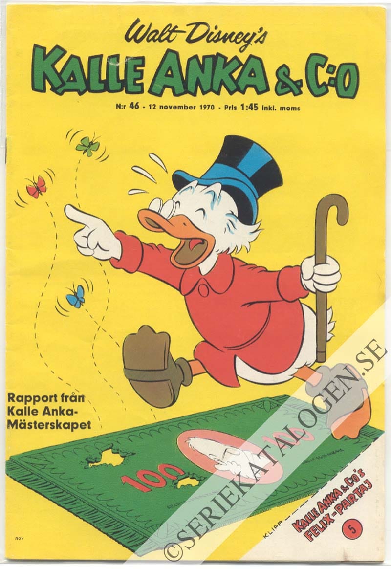 Framsida på Kalle Anka & C:o #46 (1970)