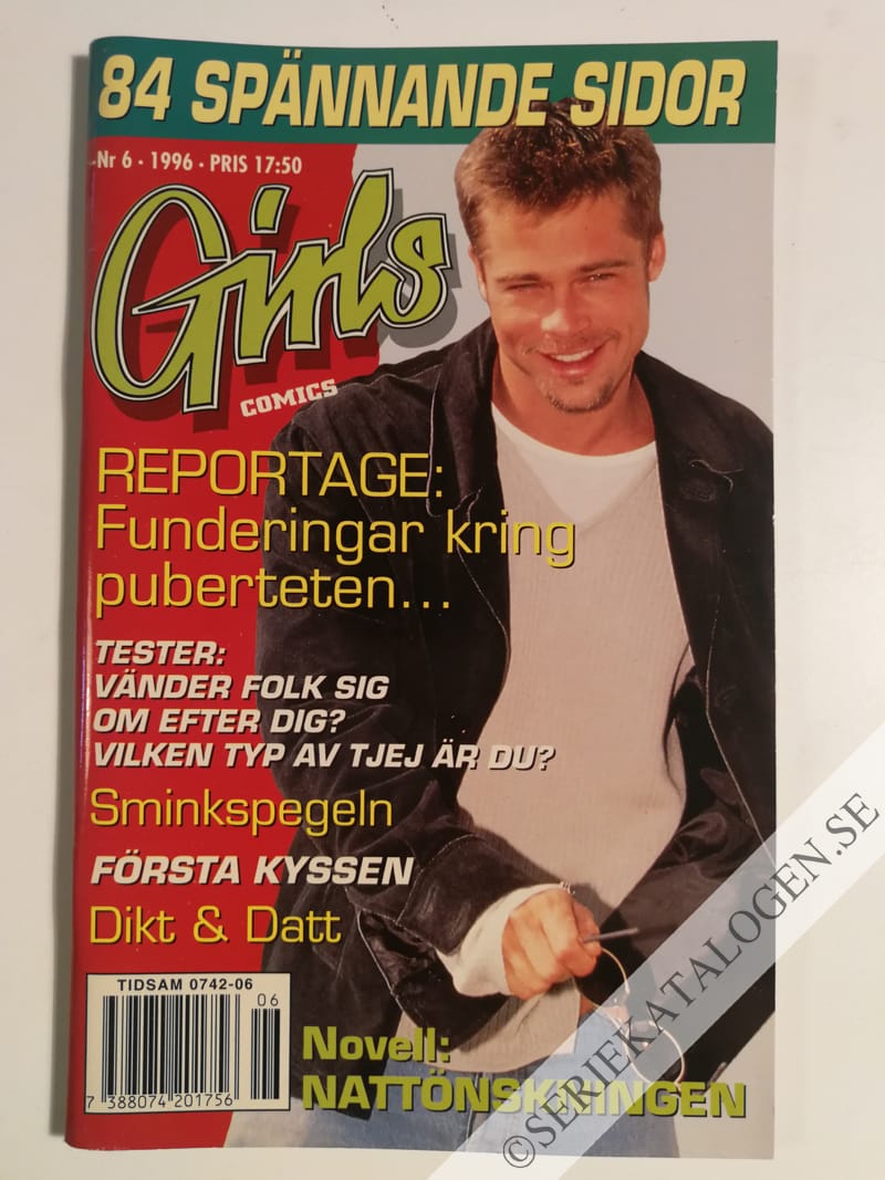 Framsida på Girls comics #6 (1996)
