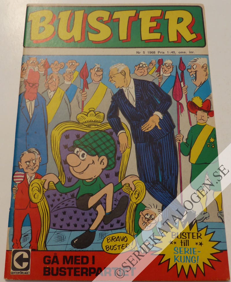 Framsida på Buster #5 (1968)