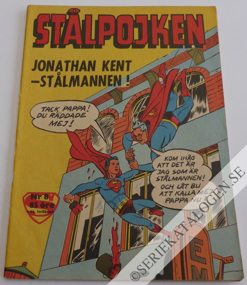Framsida på Stålpojken #8 (1962)