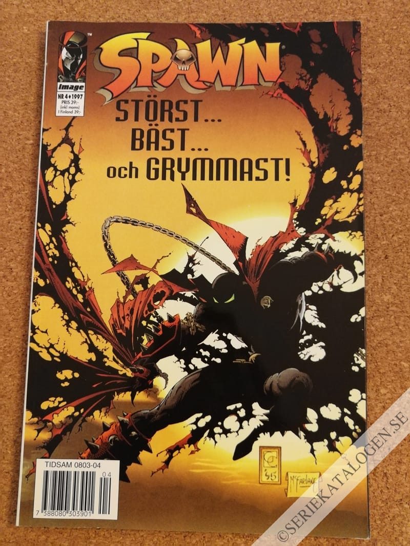 Framsida på Spawn #4 (1997)