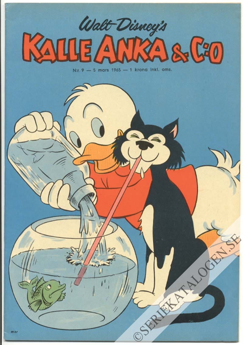 Framsida på Kalle Anka & C:o #9 (1965)