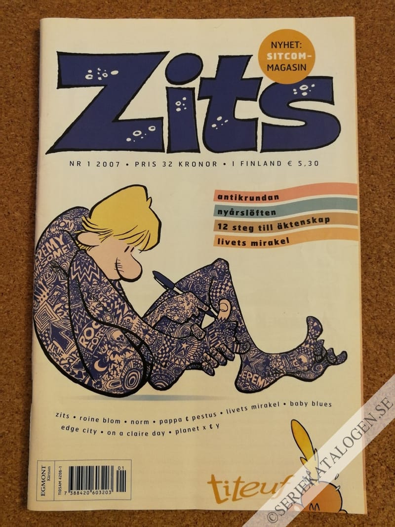 Framsida på Zits #1 (2007)