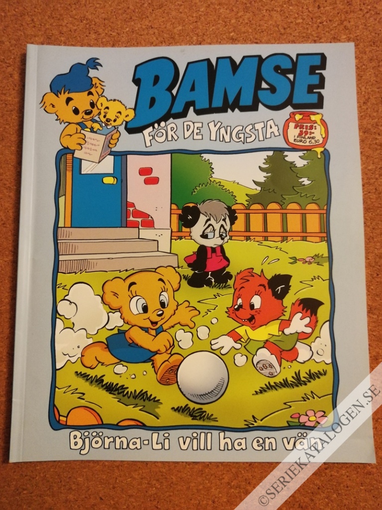 Framsida på Bamse för de yngsta Björna-Li vill ha en vän (2021)