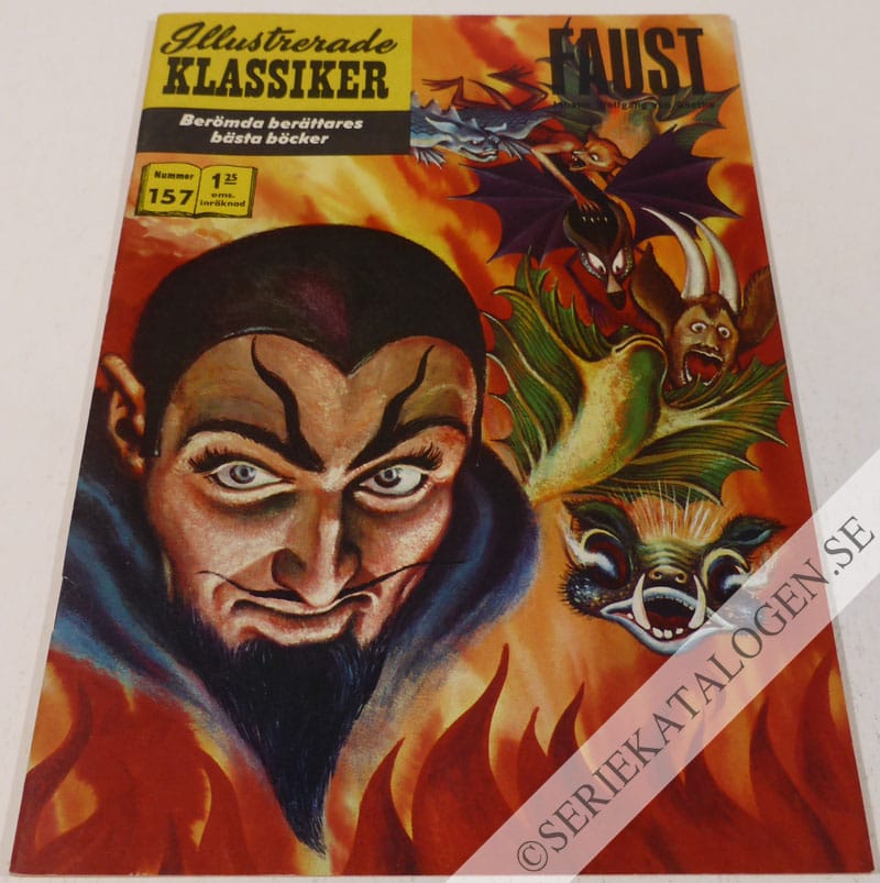 Framsida på Illustrerade Klassiker #157 - Faust (1963)