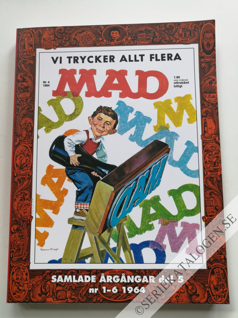 Framsida på MAD - Samlade årgångar Del5 (2017)