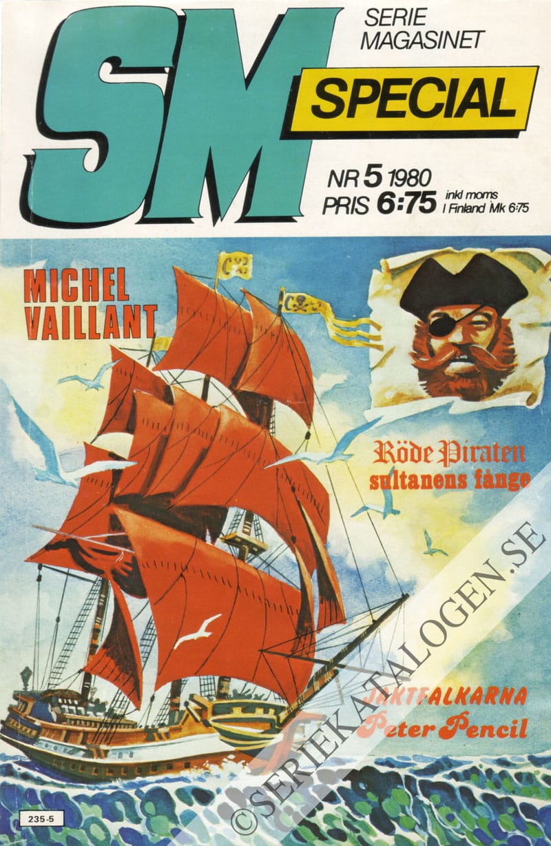 Framsida på Seriemagasinet specialalbum #5 (1980)