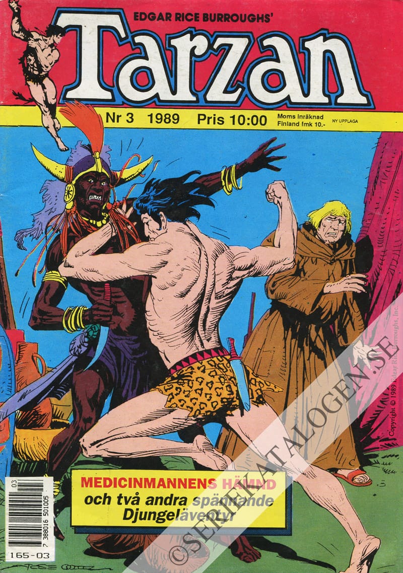 Framsida på Tarzan #3 (1989)