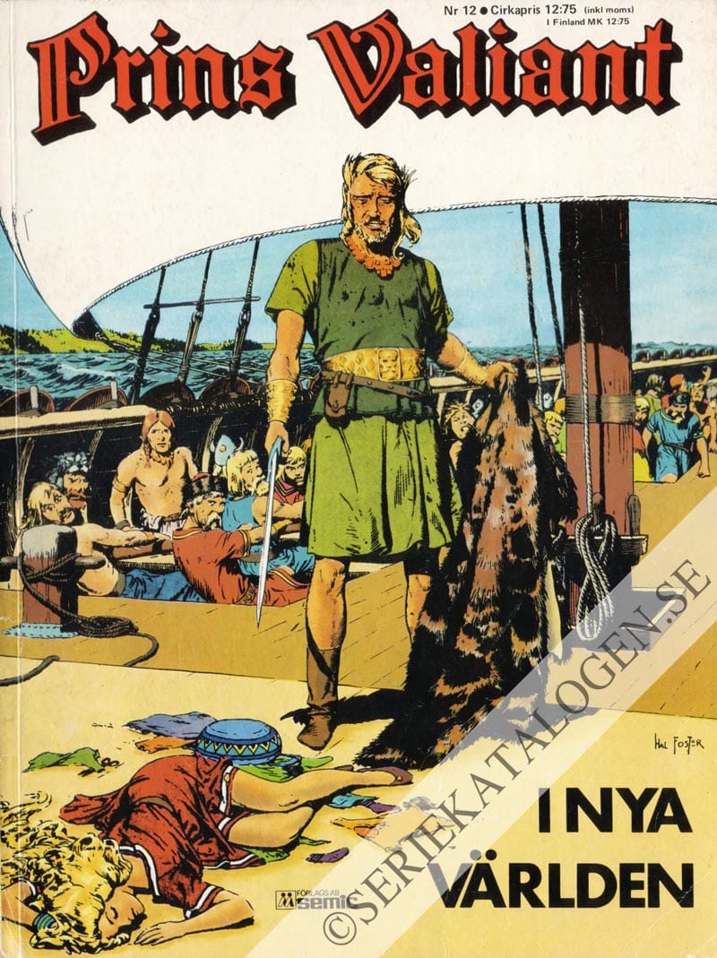 Framsida på Prins Valiant I nya världen (1978)