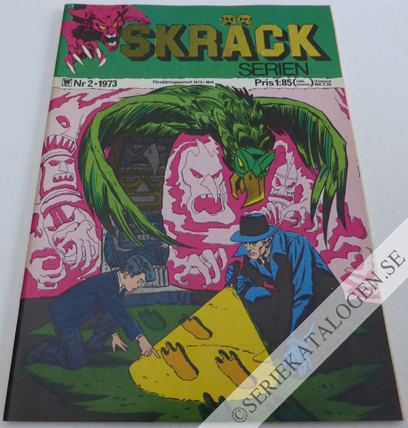 Framsida på Skräckserien #2 (1973)