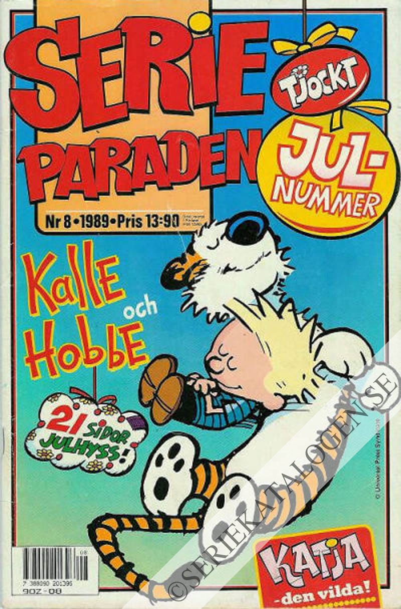 Framsida på Serie-paraden #8 (1989)