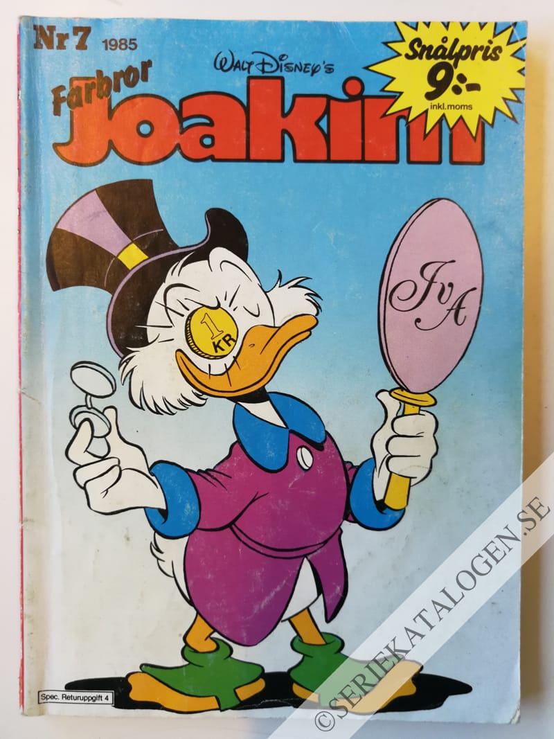 Framsida på Joakim #7 (1985)