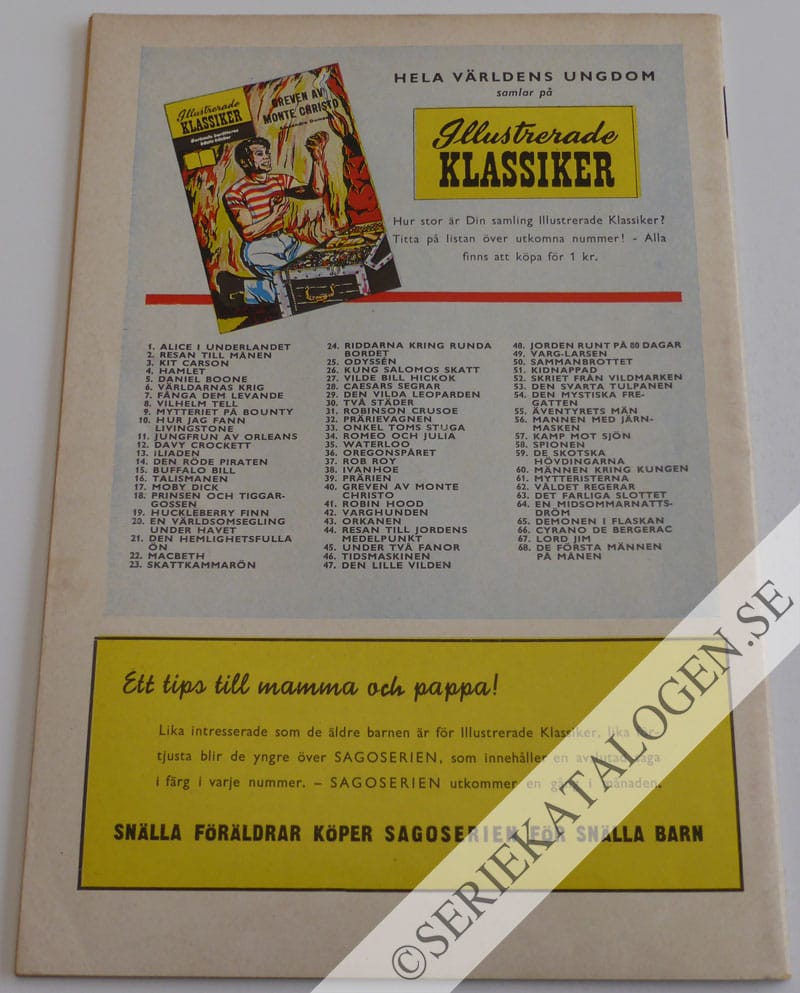 Baksida på Demonen i flaskan (1958)