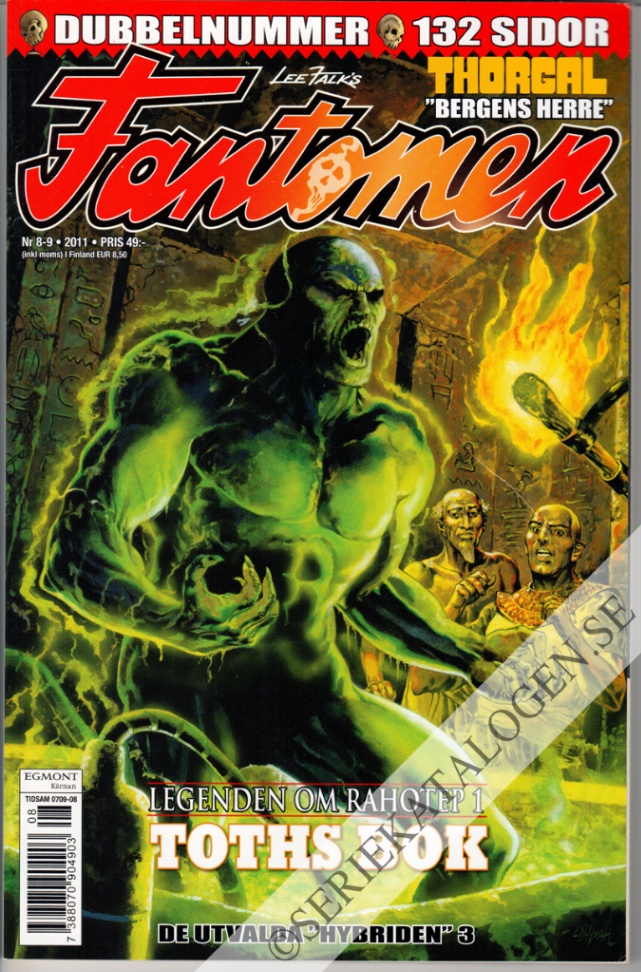 Framsida på Fantomen #8-9 (2011)