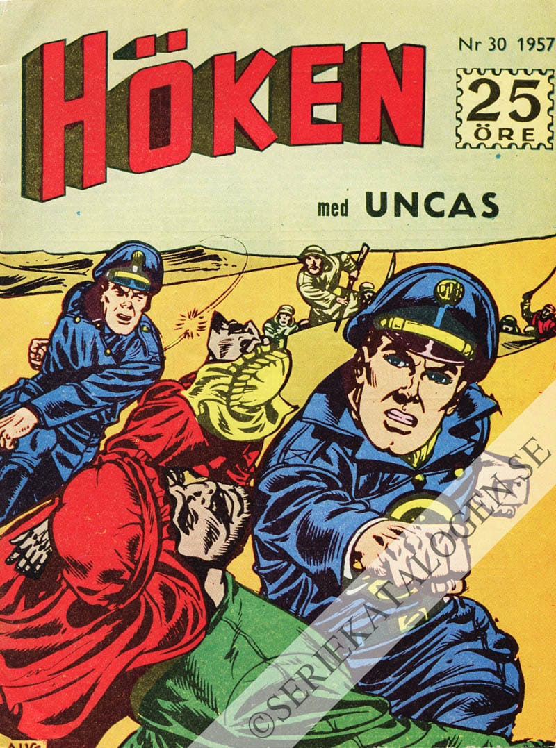 Framsida på Höken #30 (1957)