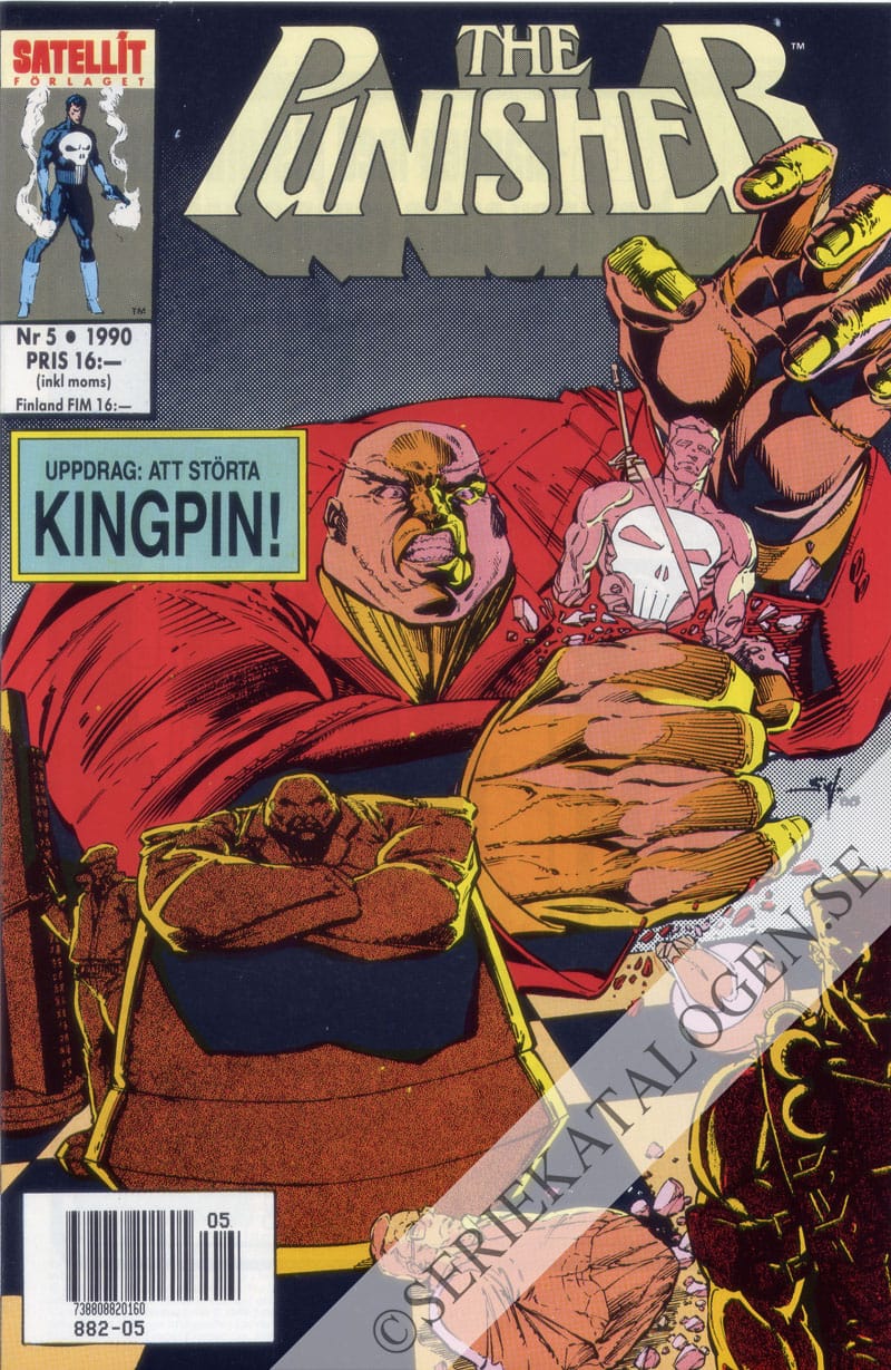 Framsida på The Punisher #5 (1990)