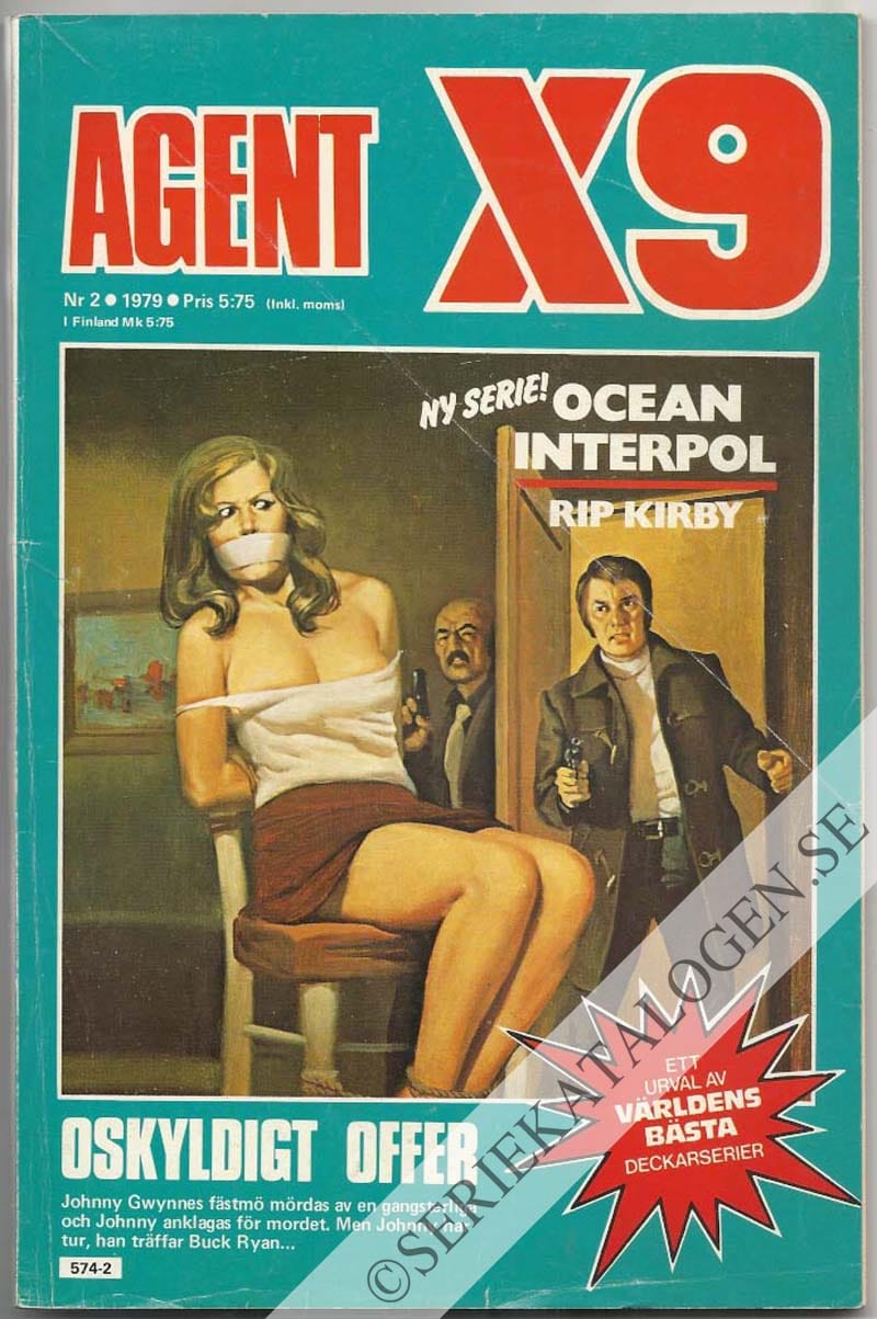 Framsida på Agent X9 #2 (1979)