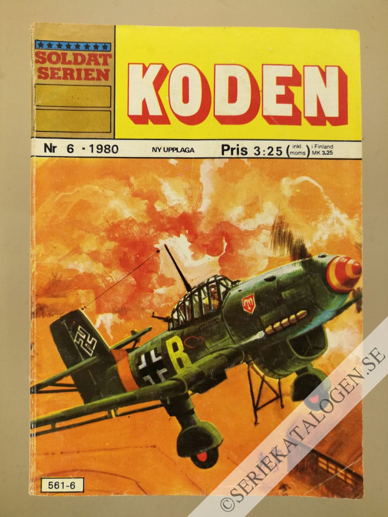 Framsida på Soldatserien #6 - Koden (1980)