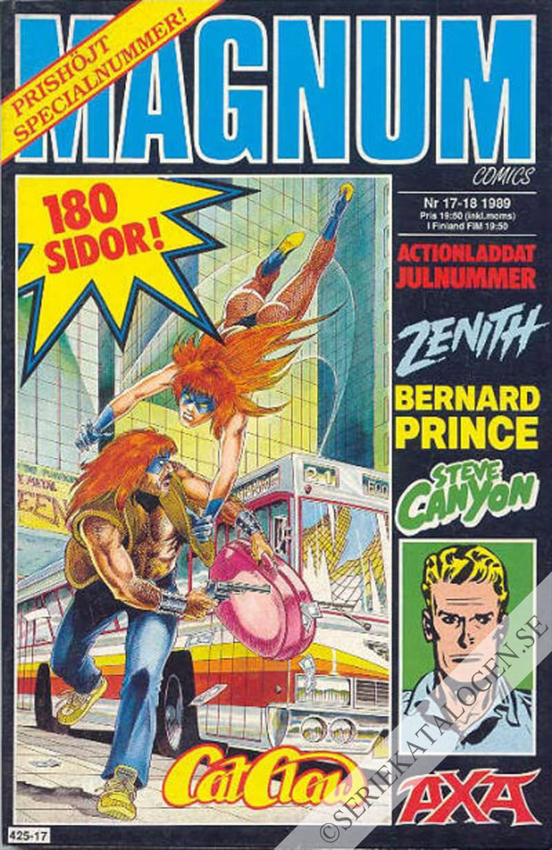 Framsida på Magnum comics #17-18 (1989)