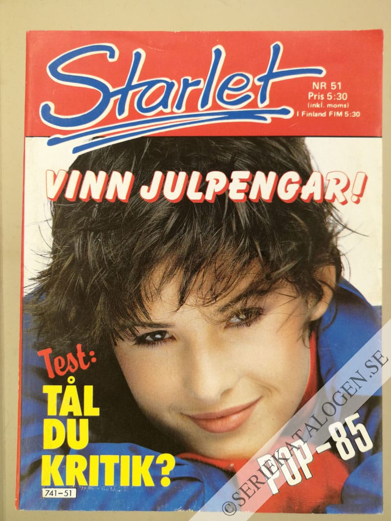 Framsida på Starlet #51 (1985)