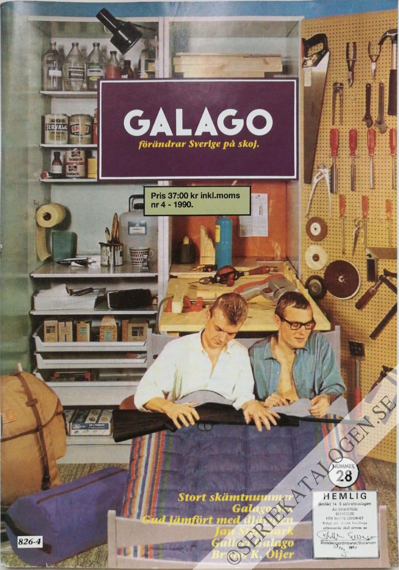 Framsida på Galago #4 (1990)