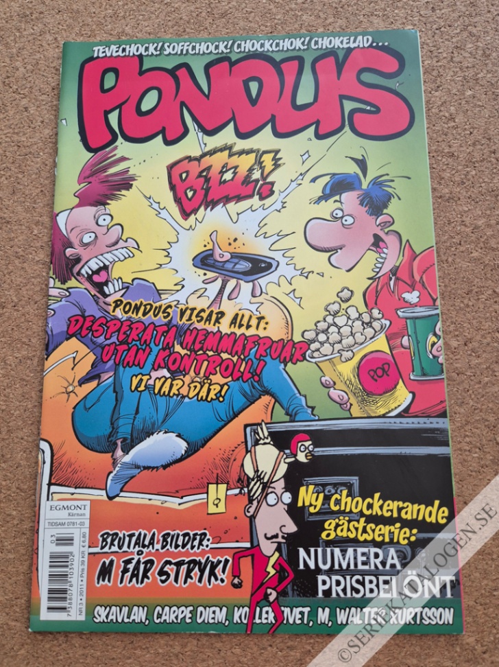 Framsida på Pondus #3 (2011)