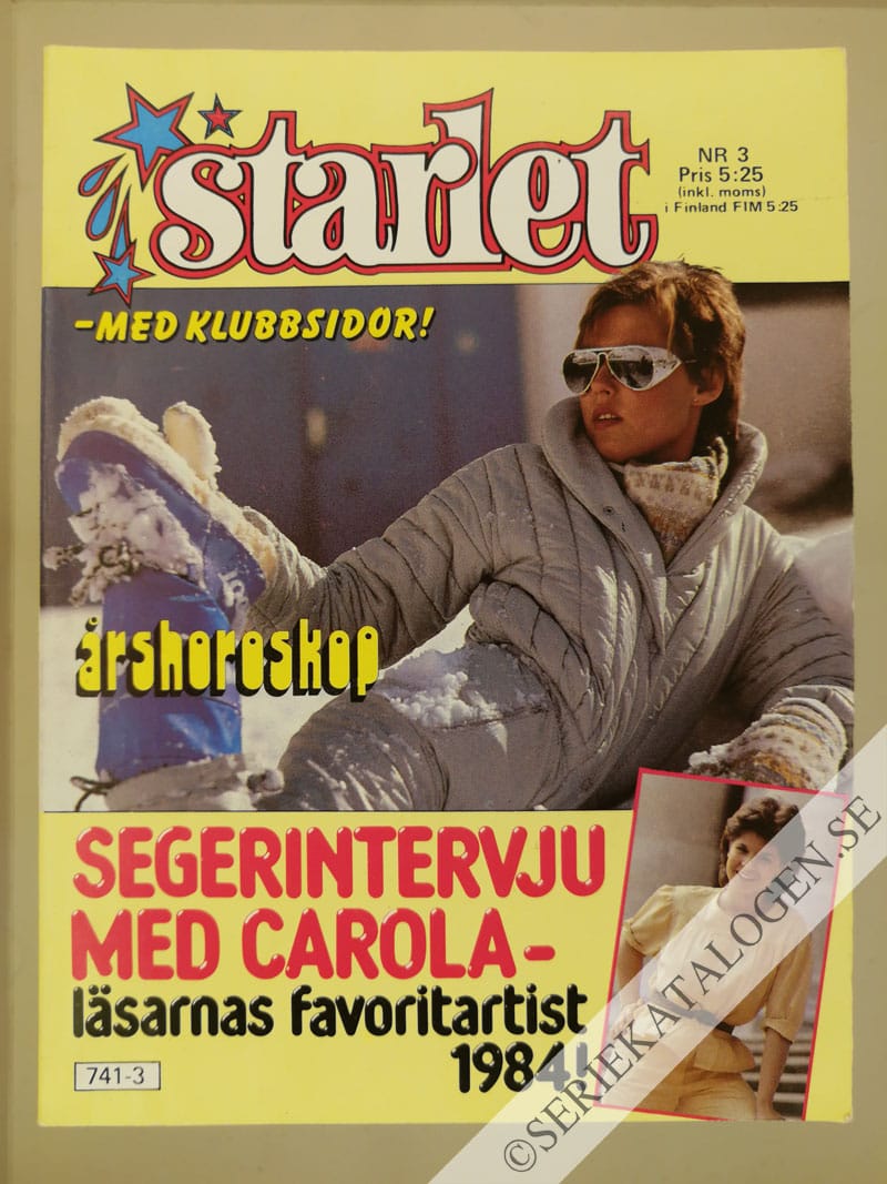 Framsida på Starlet #3 (1985)