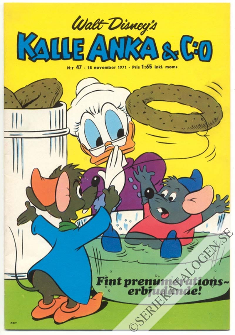 Framsida på Kalle Anka & C:o #47 (1971)
