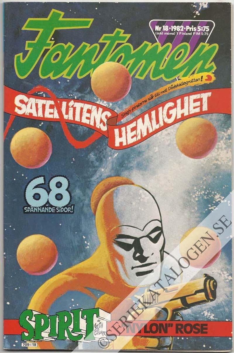 Framsida på Fantomen #18 (1982)