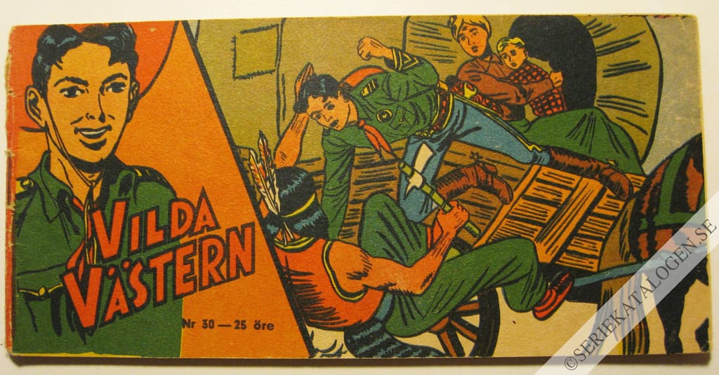 Framsida på Vilda Västern #30 (1955)