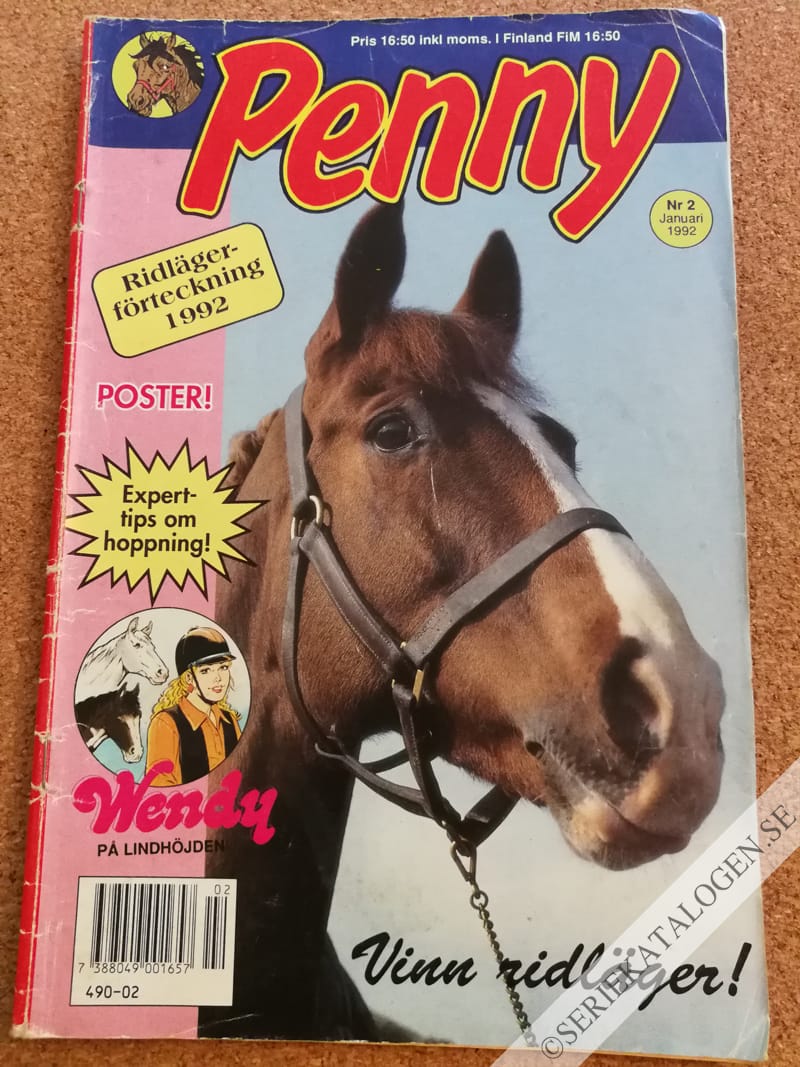 Framsida på Penny #2 (1992)