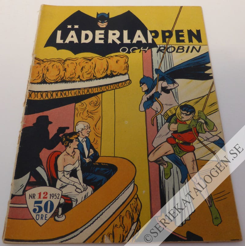 Framsida på Läderlappen och Robin #12 (1952)