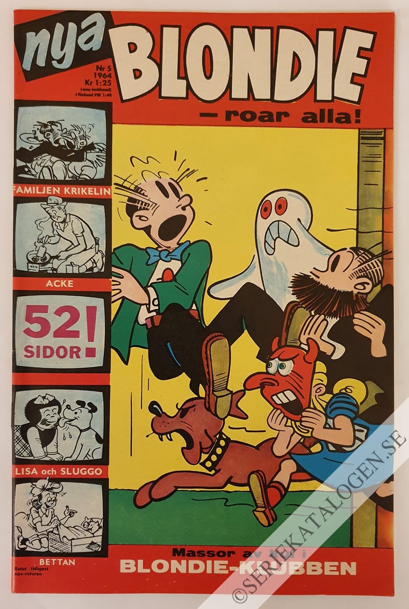 Framsida på Blondie #5 (1964)