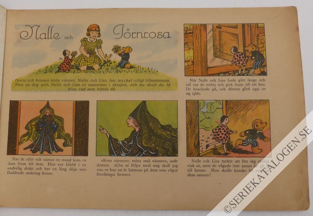 Exempel på Nalle och Törnrosa (1943)
