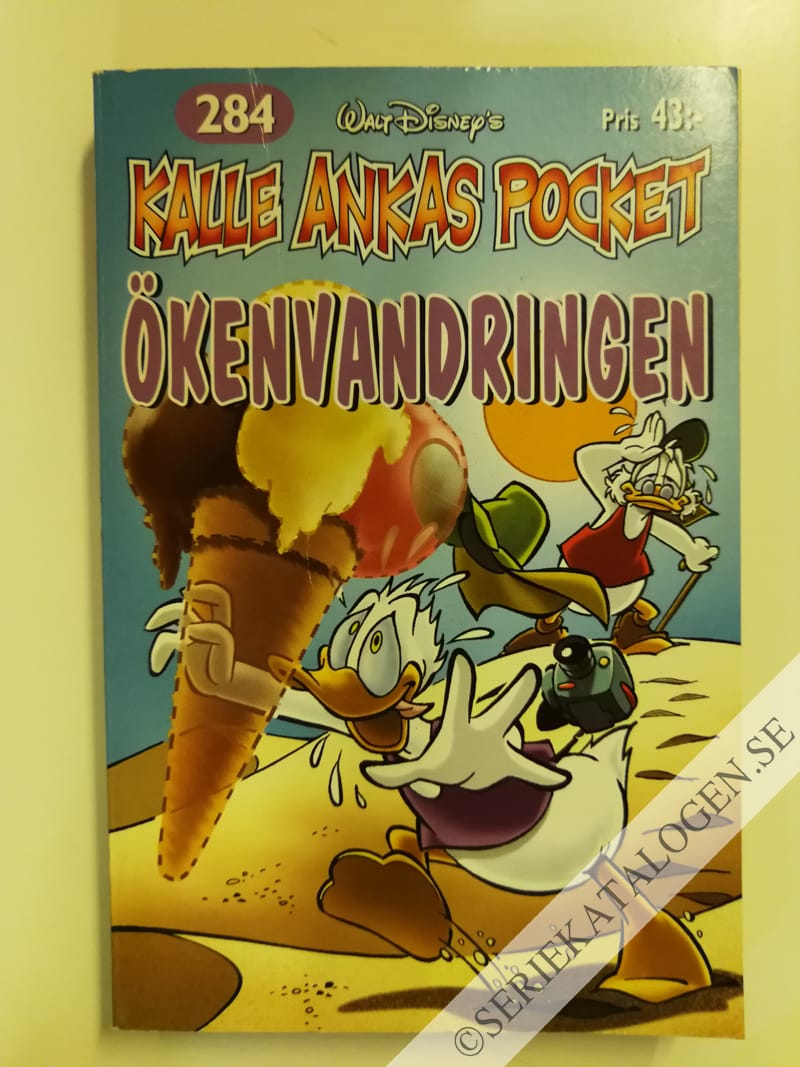 Framsida på Kalle Ankas pocket #284 - Ökenvandringen (2003)