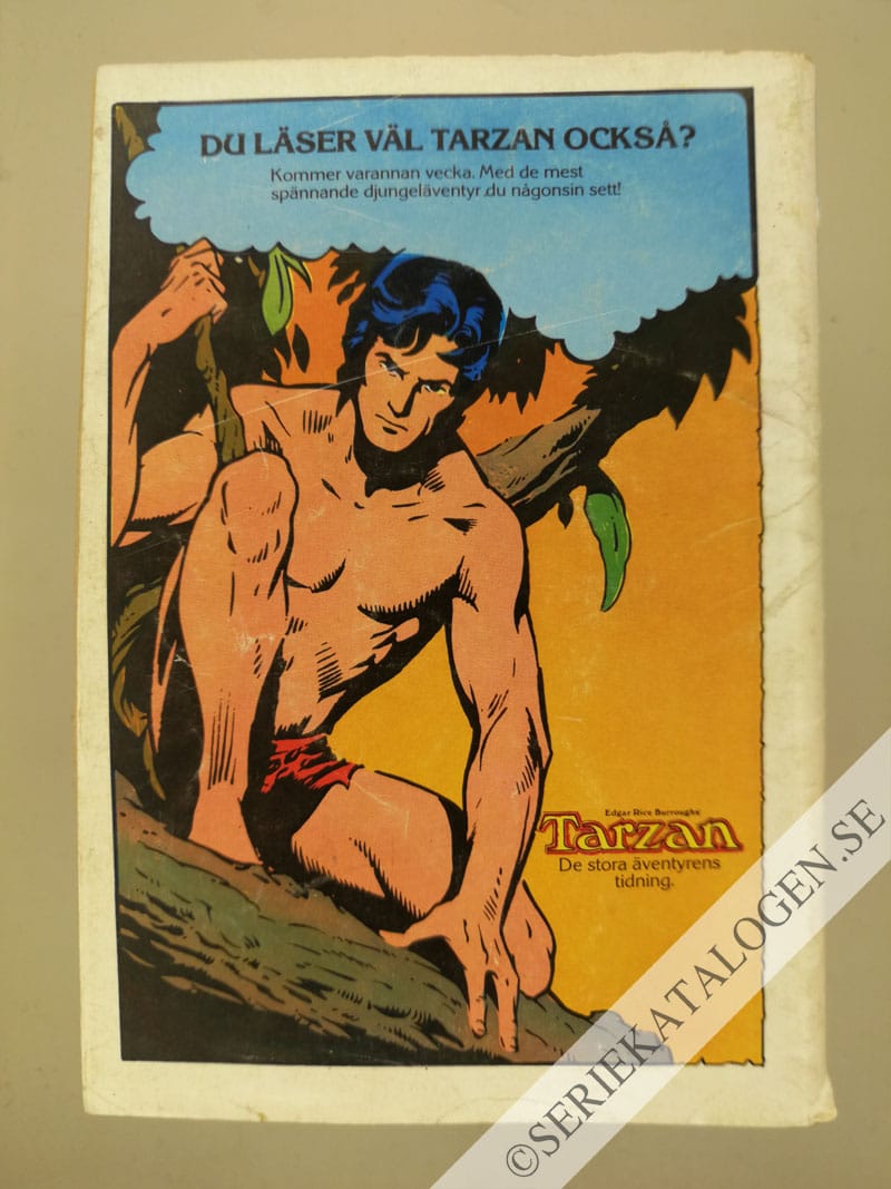 Baksida på Uppdrag för en hjälte! (1977)
