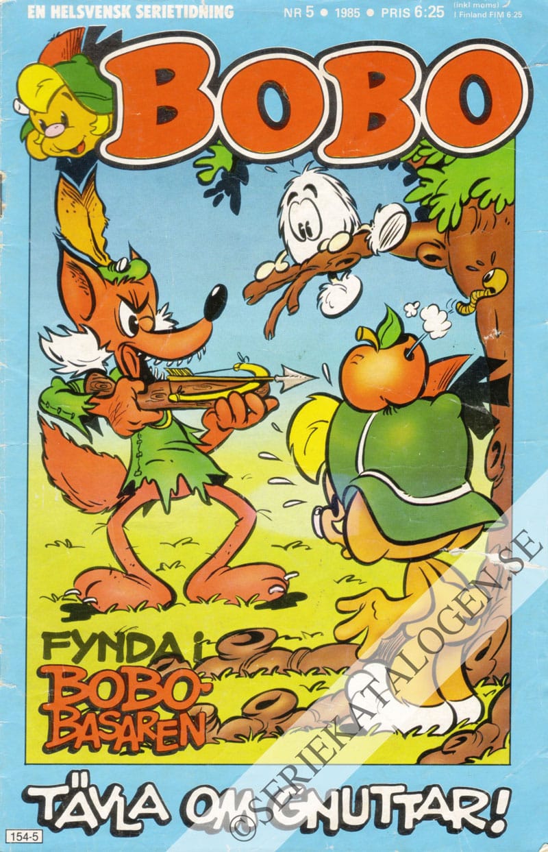 Framsida på Bobo #5 (1985)