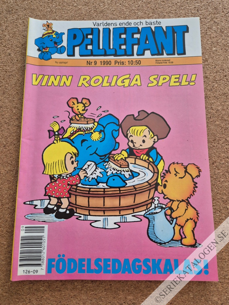 Framsida på Pellefant #9 (1990)